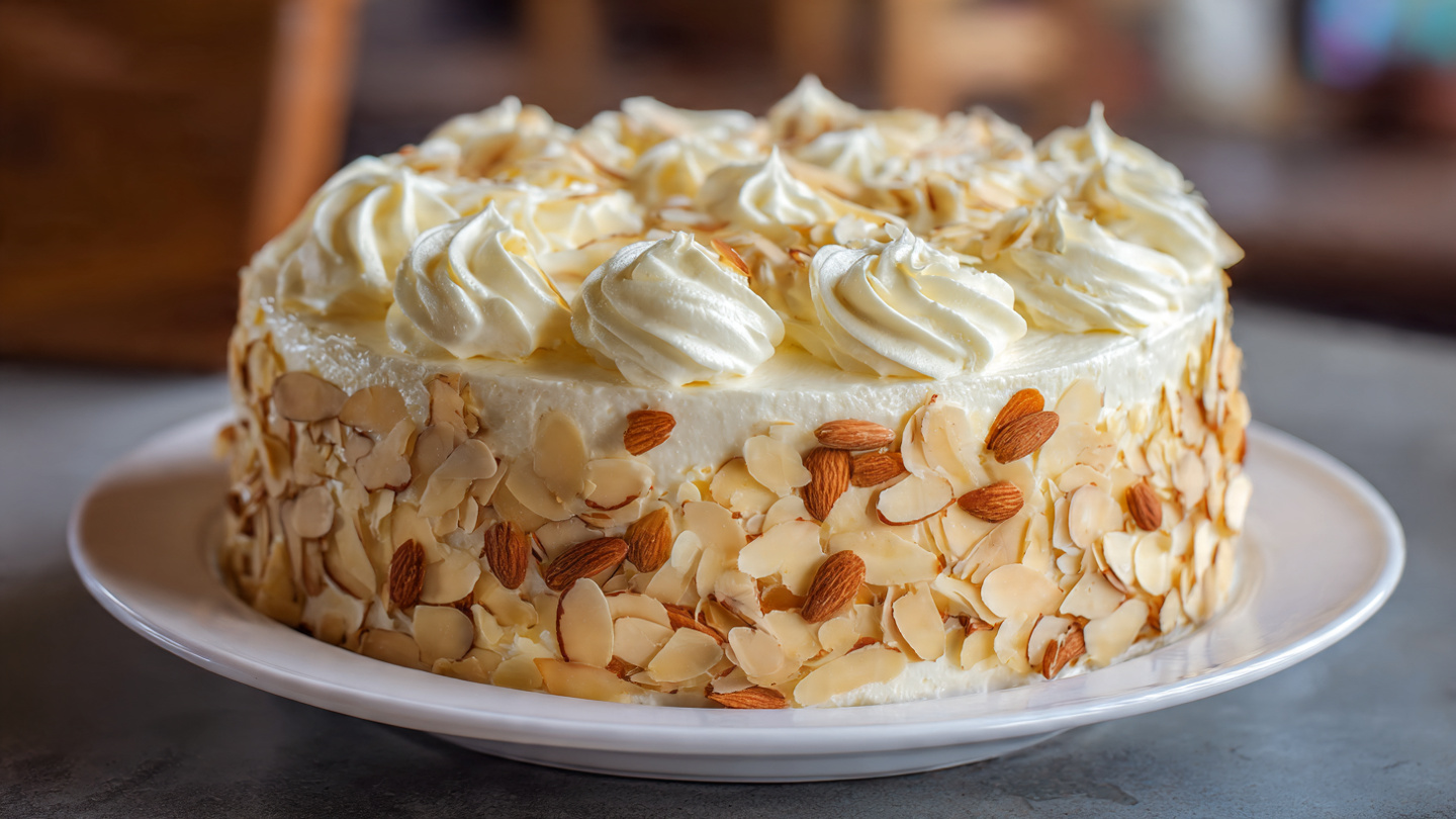 Nutty or Almond Cake