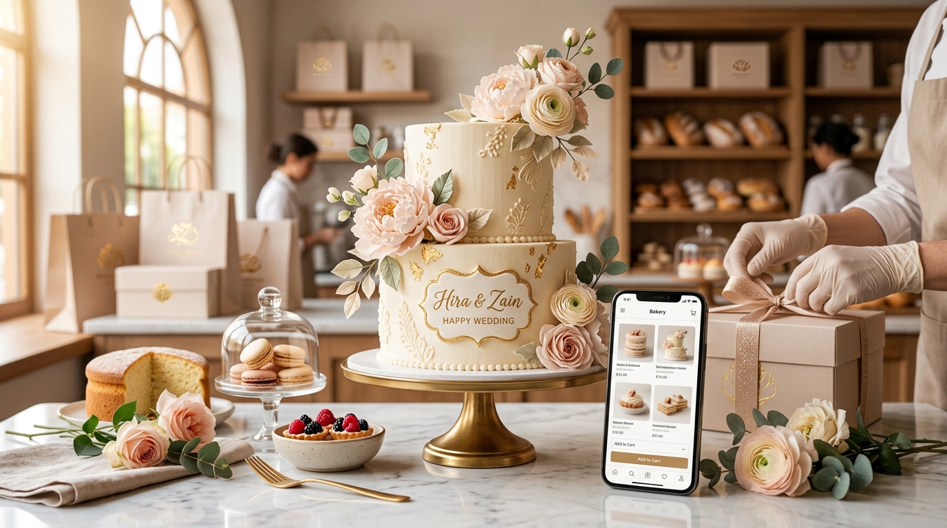 custom cake online Lahore